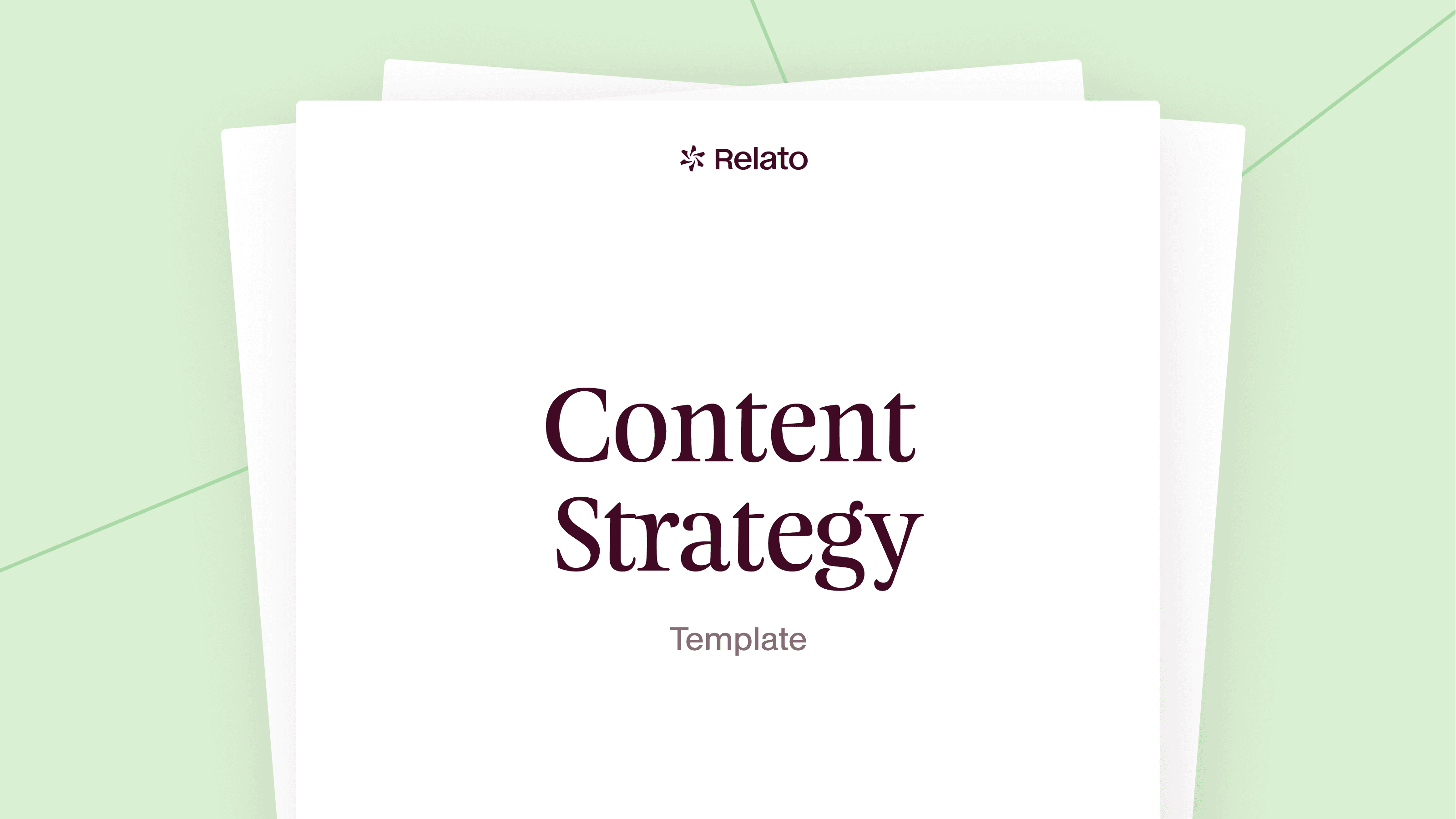 Cover image for blog post "Content Strategy Template"