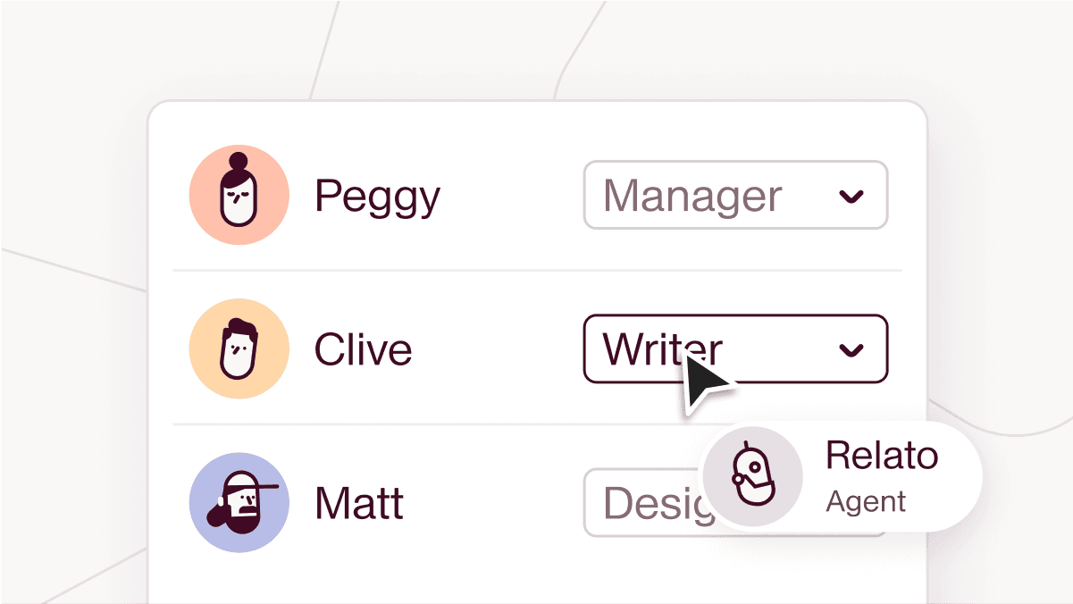 Auto assign roles feature in Relato