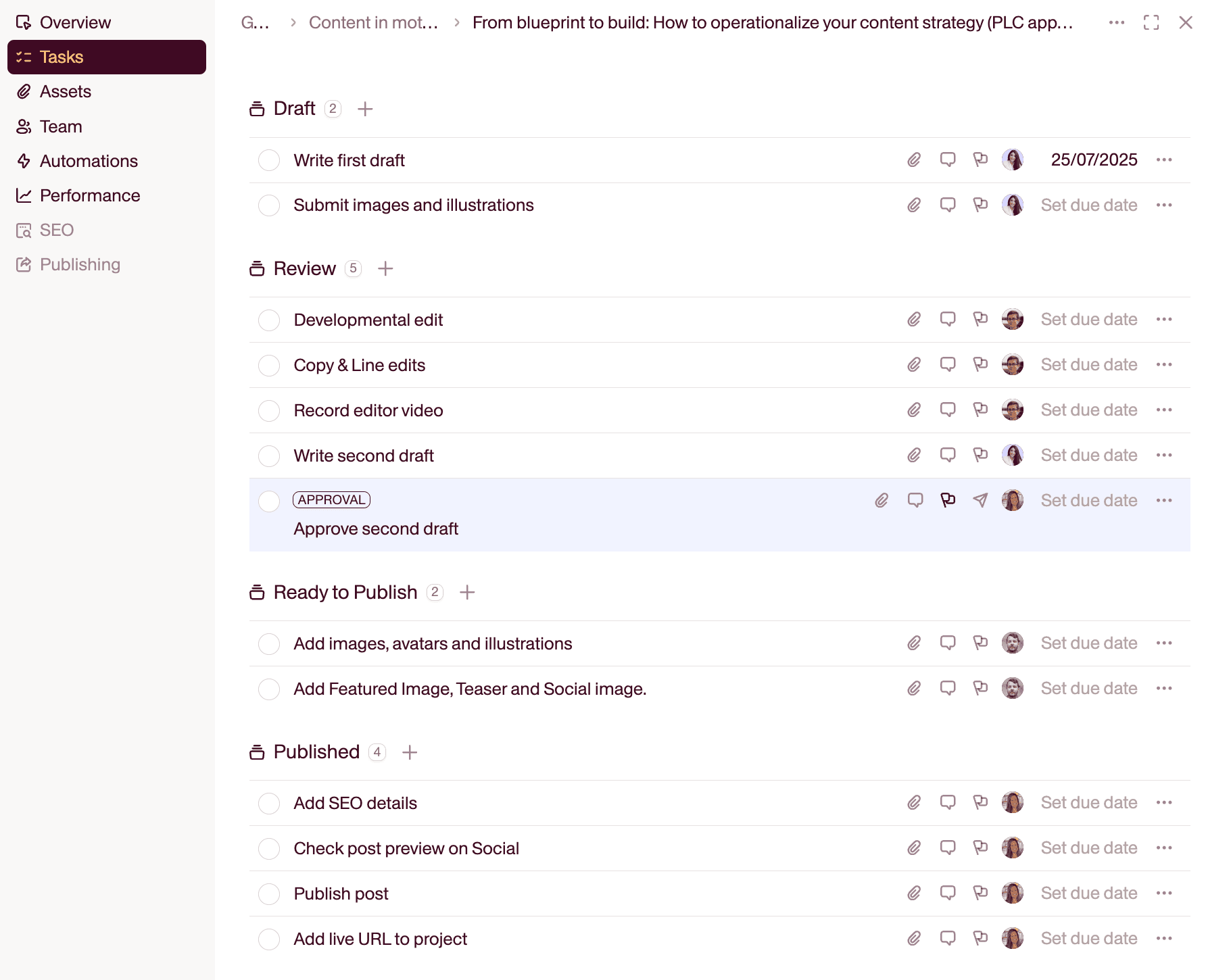 relato workflow example
