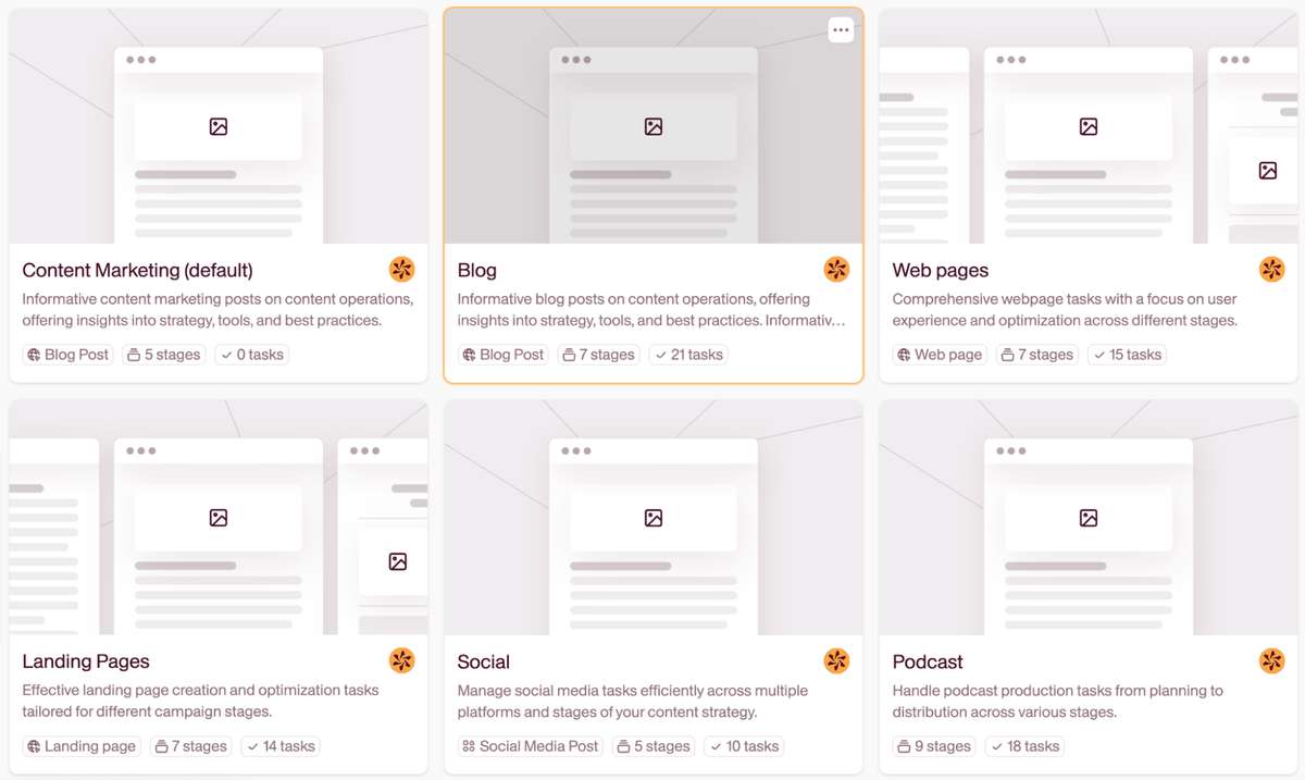 screenshot of Relato workspace in action