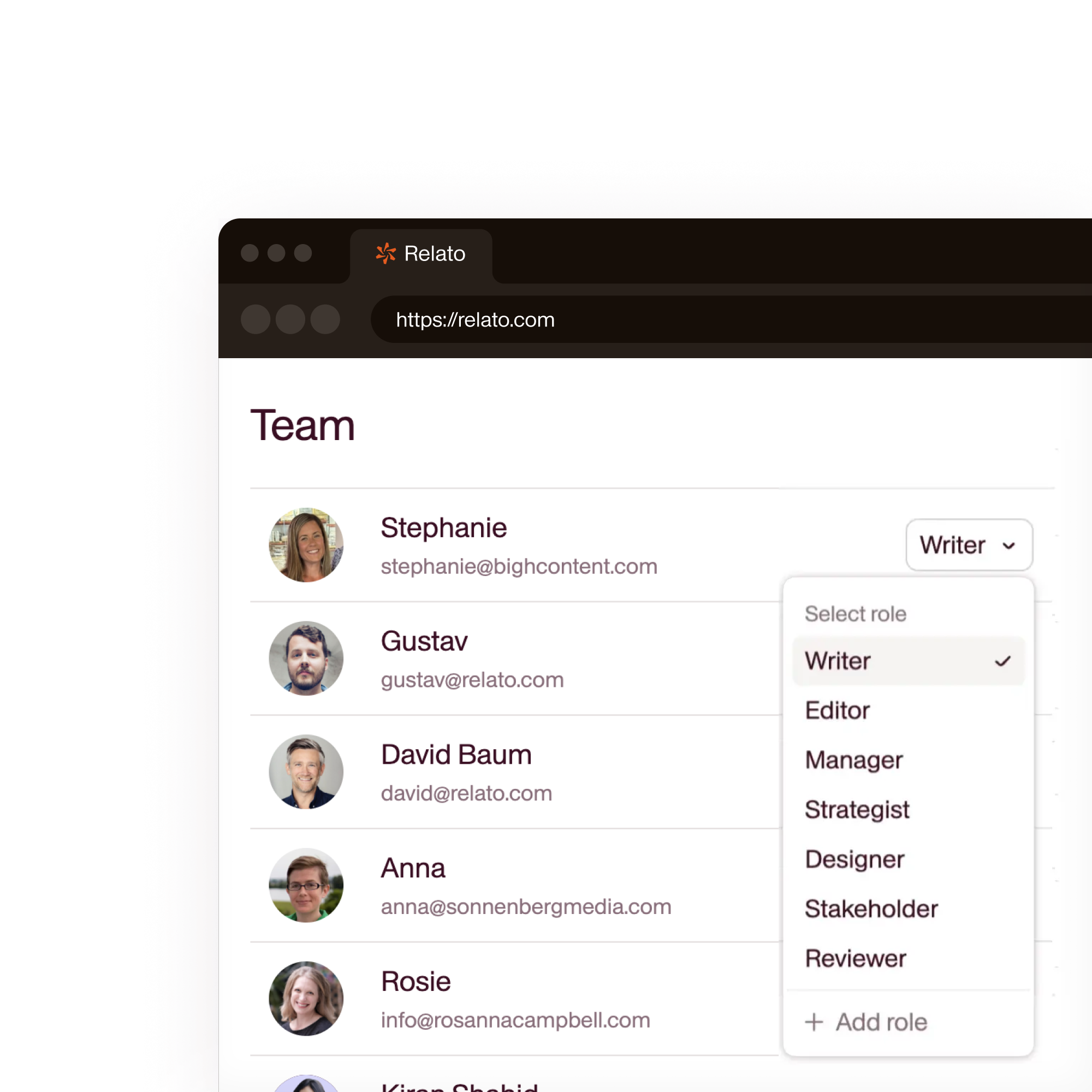Role-based permissions