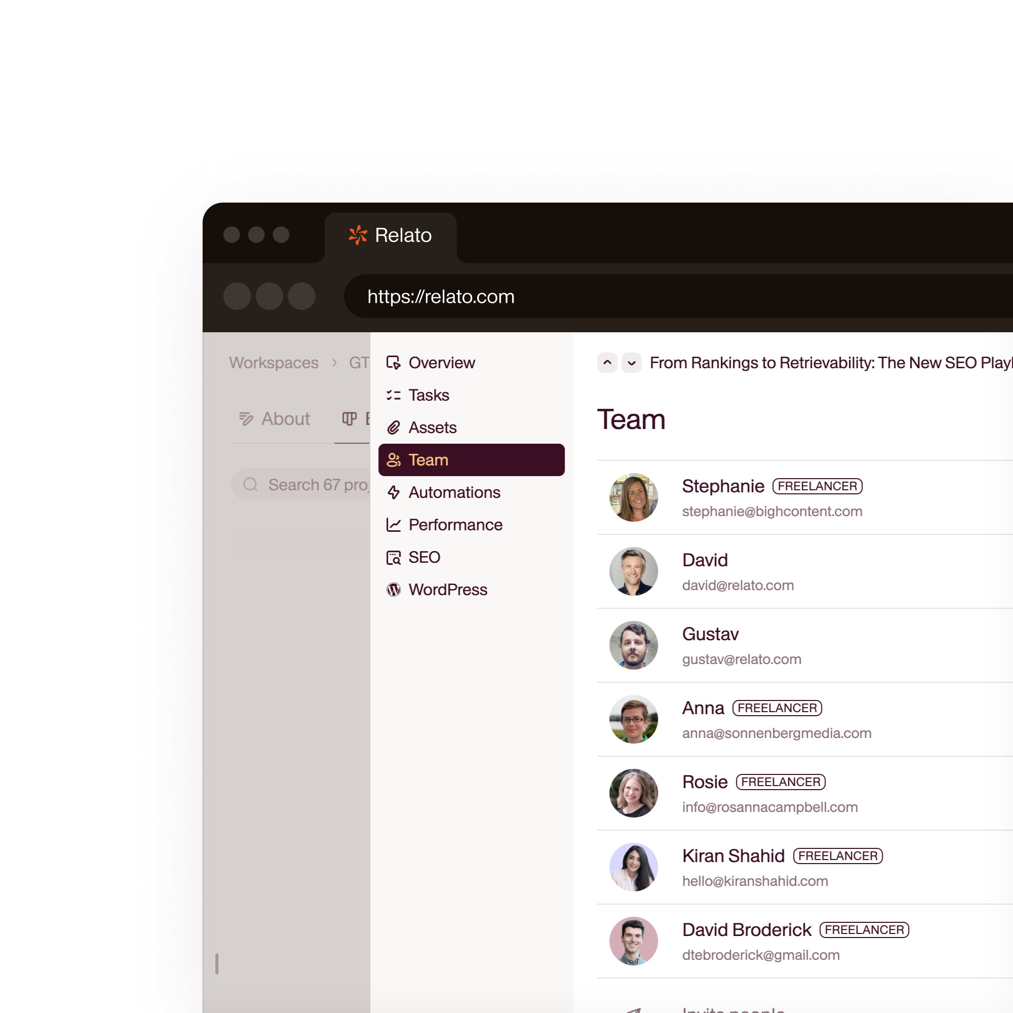 Granular access for distributed teams